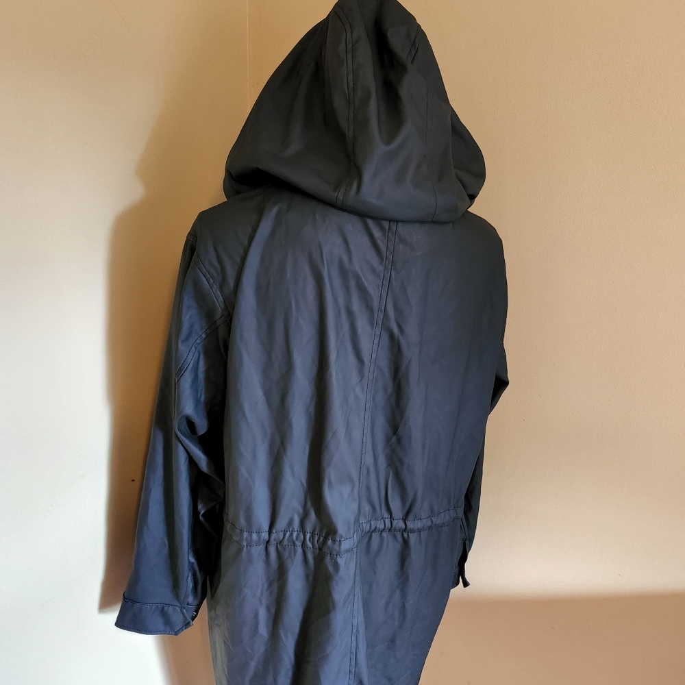 Zara Basic Rain Coat Size Large - image 6